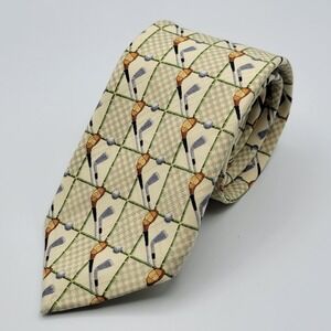 Tommy Bahama Mens Tie Silk Golf Necktie